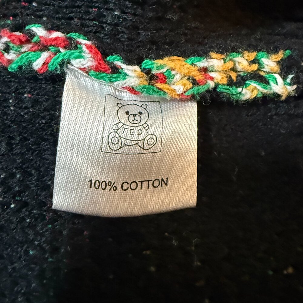 Teddy Fresh 100% Cotton Rainbow Sweater Hard To Find size XL - Picture 8 of 10